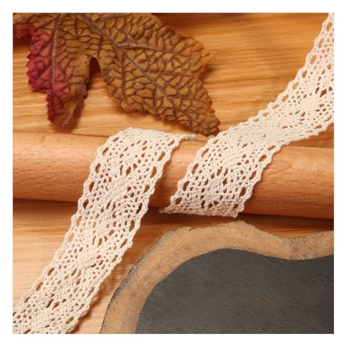 Wisafory 10m Vintage Spitzenband Baumwolle Spitzenborten Dekoband Spitzenbordüre Zierband Spitzenstoff Geschenkband für DIY Nähen Handwerk Hochzeit Deko Tagebuch Scrapbooking Geschenkbox 15#=3cm Wisafory 10m Vintage Spitzenband Baumwolle Spitzenborten Dekoband Spitzenbordüre Zierband Spitzenstoff Geschenkband für DIY Nähen Handwerk Hochzeit Deko Tagebuch Scrapbooking Geschenkbox 15#=3cm von Wisafory
