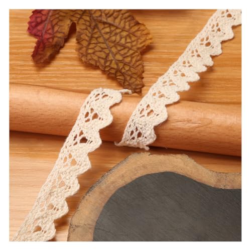 Wisafory 10m Vintage Spitzenband Baumwolle Spitzenborten Dekoband Spitzenbordüre Zierband Spitzenstoff Geschenkband für DIY Nähen Handwerk Hochzeit Deko Tagebuch Scrapbooking Geschenkbox 4#=2cm Wisafory 10m Vintage Spitzenband Baumwolle Spitzenborten Dekoband Spitzenbordüre Zierband Spitzenstoff Geschenkband für DIY Nähen Handwerk Hochzeit Deko Tagebuch Scrapbooking Geschenkbox 4#=2cm von Wisafory