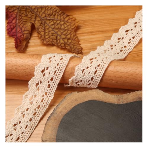 Wisafory 10m Vintage Spitzenband Baumwolle Spitzenborten Dekoband Spitzenbordüre Zierband Spitzenstoff Geschenkband für DIY Nähen Handwerk Hochzeit Deko Tagebuch Scrapbooking Geschenkbox 8#=3cm Wisafory 10m Vintage Spitzenband Baumwolle Spitzenborten Dekoband Spitzenbordüre Zierband Spitzenstoff Geschenkband für DIY Nähen Handwerk Hochzeit Deko Tagebuch Scrapbooking Geschenkbox 8#=3cm von Wisafory