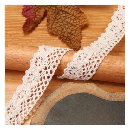 Wisafory 10m Vintage Spitzenband Baumwolle Spitzenborten Dekoband Spitzenbordüre Zierband Spitzenstoff Geschenkband für DIY Nähen Handwerk Hochzeit Deko Tagebuch Scrapbooking Geschenkbox 9#=3cm Wisafory 10m Vintage Spitzenband Baumwolle Spitzenborten Dekoband Spitzenbordüre Zierband Spitzenstoff Geschenkband für DIY Nähen Handwerk Hochzeit Deko Tagebuch Scrapbooking Geschenkbox 9#=3cm von Wisafory