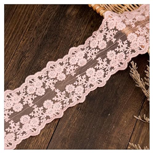 Wisafory 11cm Breite Spitzenbordüre Häkel-Borte Spitzenborte Vintage Dekoband spitzenband Stickerei für Hochzeit Basteln Geschenkband Vorhang Tischdecke Slipcover Braut DIY Kleidung Rot 10 Yard Wisafory 11cm Breite Spitzenbordüre Häkel-Borte Spitzenborte Vintage Dekoband spitzenband Stickerei für Hochzeit Basteln Geschenkband Vorhang Tischdecke Slipcover Braut DIY Kleidung Rot 10 Yard von Wisafory