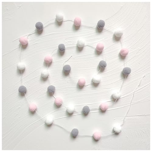 Wisafory 2 Stück Pompom Girlande Filzkugeln Pom Poms Kugelgirlanden Filz Ball Girlanden Filzkette Bunte Filzkugelgirlanden Deko für Babybett Geburtstagsfeier Wand Weihnachtsbaum 20# Wisafory 2 Stück Pompom Girlande Filzkugeln Pom Poms Kugelgirlanden Filz Ball Girlanden Filzkette Bunte Filzkugelgirlanden Deko für Babybett Geburtstagsfeier Wand Weihnachtsbaum 20# von Wisafory