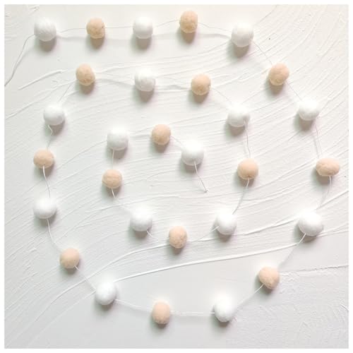 Wisafory 2 Stück Pompom Girlande Filzkugeln Pom Poms Kugelgirlanden Filz Ball Girlanden Filzkette Bunte Filzkugelgirlanden Deko für Babybett Geburtstagsfeier Wand Weihnachtsbaum 9# Wisafory 2 Stück Pompom Girlande Filzkugeln Pom Poms Kugelgirlanden Filz Ball Girlanden Filzkette Bunte Filzkugelgirlanden Deko für Babybett Geburtstagsfeier Wand Weihnachtsbaum 9# von Wisafory