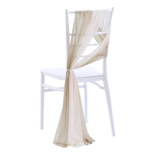 Wisafory 2 Stück Stuhl Husse Hochzeit Stuhlhussen Set Chiffon Stoff Stuhlbezug Stuhlschärpen Dekostoff Stuhl Band Stuhlhusse Dekoration für Hochzeit Zeremonie Event Party Champagner + Weiß Wisafory 2 Stück Stuhl Husse Hochzeit Stuhlhussen Set Chiffon Stoff Stuhlbezug Stuhlschärpen Dekostoff Stuhl Band Stuhlhusse Dekoration für Hochzeit Zeremonie Event Party Champagner + Weiß von Wisafory