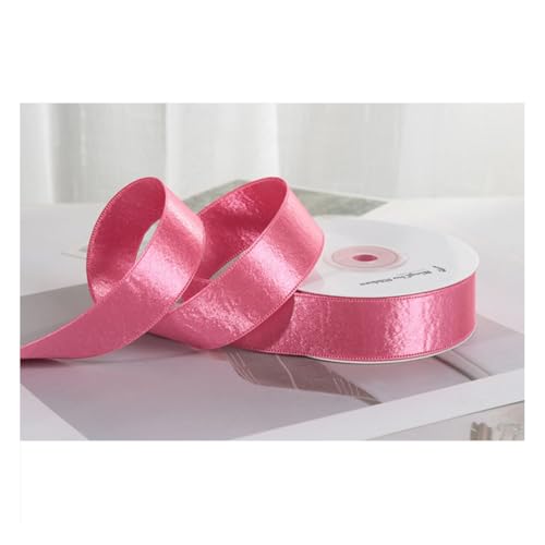 Wisafory 2.5cm x 9M Satinband Glitzer Geschenkband Schleifenband Dekoband waschbar Stoffband für DIY Basteln Weihnachtsdeko Hochzeit Blumenstrauß Tischdeko Geschenkverpackung Glänzendes Dunkelrosa Wisafory 2.5cm x 9M Satinband Glitzer Geschenkband Schleifenband Dekoband waschbar Stoffband für DIY Basteln Weihnachtsdeko Hochzeit Blumenstrauß Tischdeko Geschenkverpackung Glänzendes Dunkelrosa von Wisafory