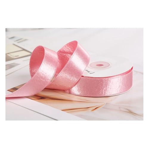 Wisafory 2.5cm x 9M Satinband Glitzer Geschenkband Schleifenband Dekoband waschbar Stoffband für DIY Basteln Weihnachtsdeko Hochzeit Blumenstrauß Tischdeko Geschenkverpackung Glänzendes Hellrosa Wisafory 2.5cm x 9M Satinband Glitzer Geschenkband Schleifenband Dekoband waschbar Stoffband für DIY Basteln Weihnachtsdeko Hochzeit Blumenstrauß Tischdeko Geschenkverpackung Glänzendes Hellrosa von Wisafory