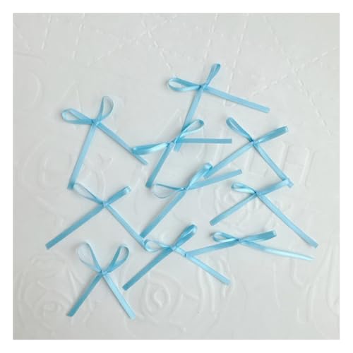 Wisafory 20 Stück Cupcake Topper Schleife Tortendeko Kuchendeko Bowknot Hochzeitstorte Deko Dessert Picker für Kinder Mädchen Hochzeit Party Valentinstag Geburtstagsdeko Blaue Schleife Klein von Wisafory