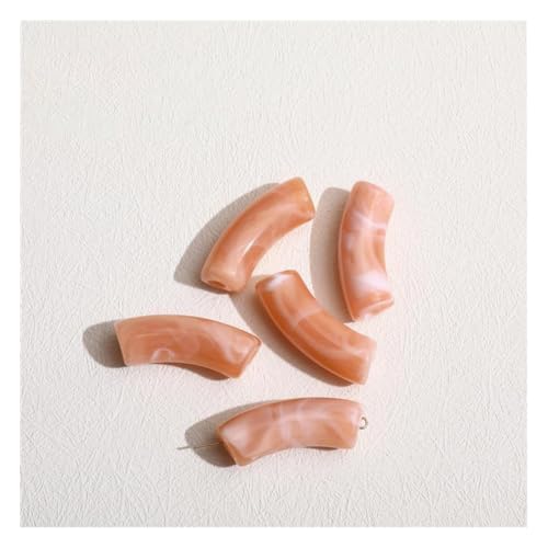 Wisafory 20 Stück Gebogene Röhrenperlen Kunststein Abstandsperlen lose Acrylperlen Nudelperlen 11 x 35 mm Acrylröhrenperlen für DIY Armreifen Armbänder Schmuckherstellung Rosa Orange Wisafory 20 Stück Gebogene Röhrenperlen Kunststein Abstandsperlen lose Acrylperlen Nudelperlen 11 x 35 mm Acrylröhrenperlen für DIY Armreifen Armbänder Schmuckherstellung Rosa Orange von Wisafory