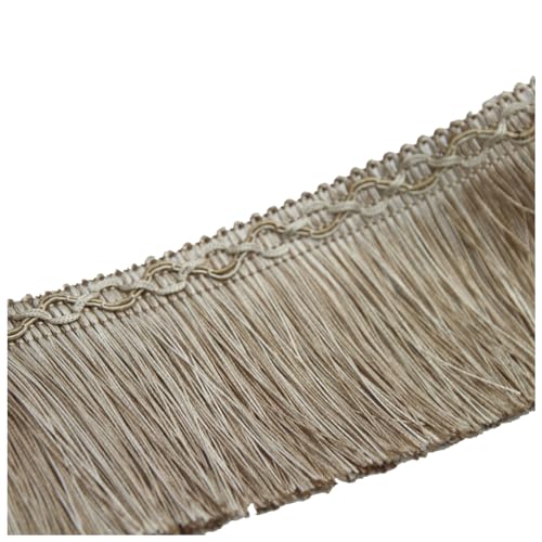 Wisafory 3 Meters Fransenborte Spitzenband Fransenband Quaste Trimmen Fransenbesatz Spitzenbesatz Quastenbesatz Zierband Dekoborte Fransen Bordüre für Vorhang Kleidung Tischdecke Beige Wisafory 3 Meters Fransenborte Spitzenband Fransenband Quaste Trimmen Fransenbesatz Spitzenbesatz Quastenbesatz Zierband Dekoborte Fransen Bordüre für Vorhang Kleidung Tischdecke Beige von Wisafory