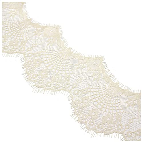 Wisafory 3 Yards Spitzenband Spitzenbordüre Spitzenborte Spitzenstoff Spitzenbesatz Elastizität Spitze Bordüre zum Basteln Breiter Dekorativ Spitzenband für Nähen Handwerk Beige Wisafory 3 Yards Spitzenband Spitzenbordüre Spitzenborte Spitzenstoff Spitzenbesatz Elastizität Spitze Bordüre zum Basteln Breiter Dekorativ Spitzenband für Nähen Handwerk Beige von Wisafory