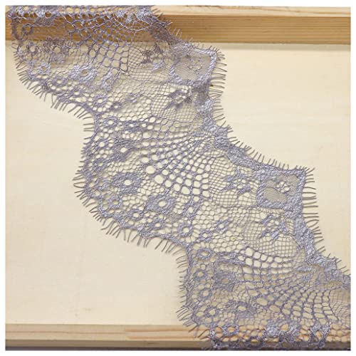 Wisafory 3 metri Nastro in Pizzo Bordo in Pizzo Tessuto in Pizzo Bordo in Pizzo Elasticità Bordo in Pizzo per artigianato Ampio nastro decorativo in Pizzo per artigianato di cucito Grigio Wisafory 3 metri Nastro in Pizzo Bordo in Pizzo Tessuto in Pizzo Bordo in Pizzo Elasticità Bordo in Pizzo per artigianato Ampio nastro decorativo in Pizzo per artigianato di cucito Grigio von Wisafory