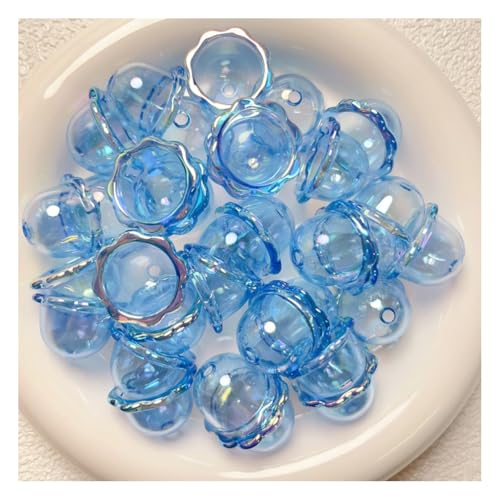 Wisafory 30 Stück Blumen-Perlenkappen Windspiel Perlen Acryl-Endkappen Floral Spacer Perlen Glasperlenkegel klare Glockenkappen für Bastelarbeiten, Schlüsselanhänger, Schmuckherstellung Blau Wisafory 30 Stück Blumen-Perlenkappen Windspiel Perlen Acryl-Endkappen Floral Spacer Perlen Glasperlenkegel klare Glockenkappen für Bastelarbeiten, Schlüsselanhänger, Schmuckherstellung Blau von Wisafory