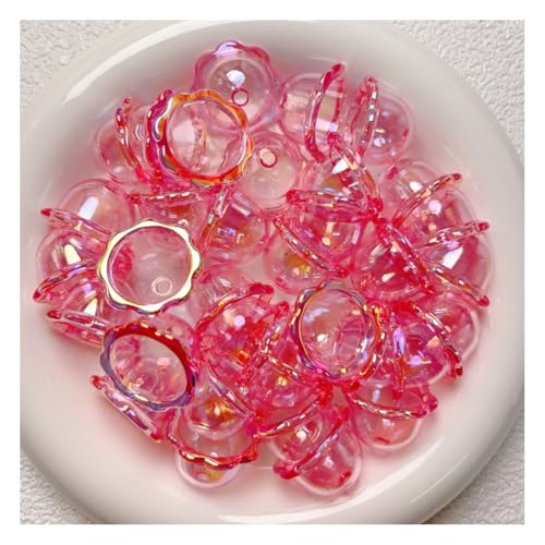 Wisafory 30 Stück Blumen-Perlenkappen Windspiel Perlen Acryl-Endkappen Floral Spacer Perlen Glasperlenkegel klare Glockenkappen für Bastelarbeiten, Schlüsselanhänger, Schmuckherstellung Rosa Wisafory 30 Stück Blumen-Perlenkappen Windspiel Perlen Acryl-Endkappen Floral Spacer Perlen Glasperlenkegel klare Glockenkappen für Bastelarbeiten, Schlüsselanhänger, Schmuckherstellung Rosa von Wisafory