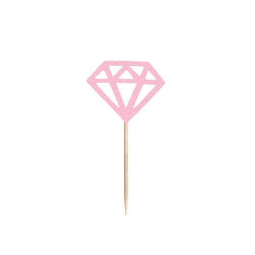 Wisafory 30 Stück Cupcake Toppers Glitter Diamant Kuchen Toppers Cupcake-Picks Kuchendeckel für Brautparty, Verlobung, Engagement, Hochzeit, Jahrestag, Party, Kuchendekorationen, Zubehör Rosa Wisafory 30 Stück Cupcake Toppers Glitter Diamant Kuchen Toppers Cupcake-Picks Kuchendeckel für Brautparty, Verlobung, Engagement, Hochzeit, Jahrestag, Party, Kuchendekorationen, Zubehör Rosa von Wisafory