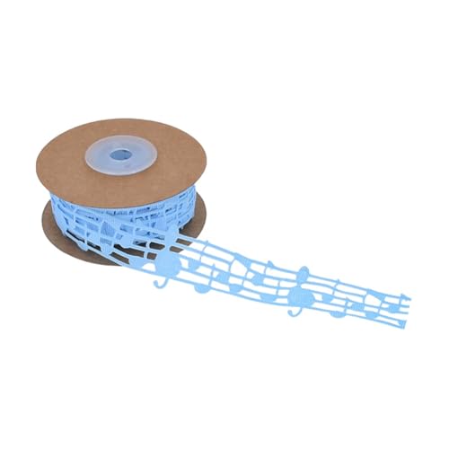 Wisafory 3cm x 10 Yards Musiknotenband Geschenkband Melodie Bastelbänder hohl Dekoband Kleidungsbesatz Notenschlüssel für Nähen Handwerk Scrapbooking Geschenkverpackung Dekoration Blau Wisafory 3cm x 10 Yards Musiknotenband Geschenkband Melodie Bastelbänder hohl Dekoband Kleidungsbesatz Notenschlüssel für Nähen Handwerk Scrapbooking Geschenkverpackung Dekoration Blau von Wisafory