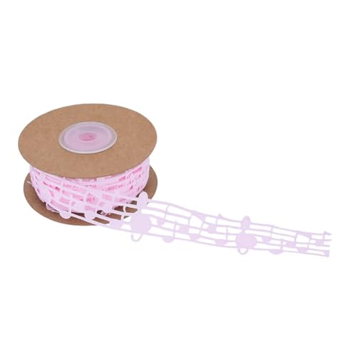 Wisafory 3cm x 10 Yards Musiknotenband Geschenkband Melodie Bastelbänder hohl Dekoband Kleidungsbesatz Notenschlüssel für Nähen Handwerk Scrapbooking Geschenkverpackung Dekoration Rosa Wisafory 3cm x 10 Yards Musiknotenband Geschenkband Melodie Bastelbänder hohl Dekoband Kleidungsbesatz Notenschlüssel für Nähen Handwerk Scrapbooking Geschenkverpackung Dekoration Rosa von Wisafory