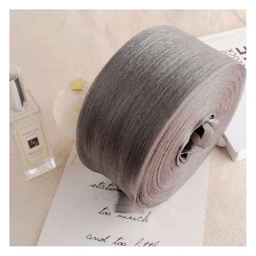 Wisafory 50 Yards x 6 cm Chiffonband Schleifenband Seiden-Geschenkband Falten Dekoband Stoffband für Brautblumenstrauß, Weihnachten, Party, Einladungen, Dekoration, Geschenkverpackung Dunkelgrau Wisafory 50 Yards x 6 cm Chiffonband Schleifenband Seiden-Geschenkband Falten Dekoband Stoffband für Brautblumenstrauß, Weihnachten, Party, Einladungen, Dekoration, Geschenkverpackung Dunkelgrau von Wisafory