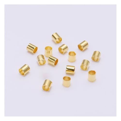 Wisafory 500 Stück Quetschperlen Quetschröhrchen Kupferrohr Crimp Perlen Abstandshalter Mini Lose Perlen Spacer Beads für DIY Ohrring Halskette Armband Schmuckherstellung Gold 2.5mm Wisafory 500 Stück Quetschperlen Quetschröhrchen Kupferrohr Crimp Perlen Abstandshalter Mini Lose Perlen Spacer Beads für DIY Ohrring Halskette Armband Schmuckherstellung Gold 2.5mm von Wisafory
