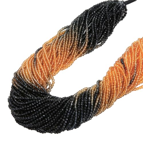 Wisafory 700 Stück 3 mm Glasperlen Farbverlauf Kristallperlen facettierte Rondelle klein Rocailles lose Abstandshalter für DIY, Basteln, Armbänder, Halsketten, Schmuckherstellung Schwarz Curry Wisafory 700 Stück 3 mm Glasperlen Farbverlauf Kristallperlen facettierte Rondelle klein Rocailles lose Abstandshalter für DIY, Basteln, Armbänder, Halsketten, Schmuckherstellung Schwarz Curry von Wisafory