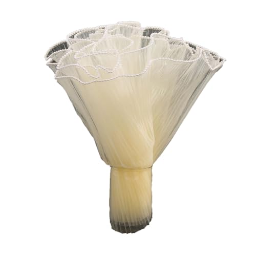 Wisafory 8M x 28cm Spitzenborte Rüschen Tüllstoff mit Perlen Trim Spitzenbordüre Organza Spitzenband zum Nähen Spitzenbesatz Tüllband für DIY Basteln Hochzeit Kostüm Dekoration Beige Wisafory 8M x 28cm Spitzenborte Rüschen Tüllstoff mit Perlen Trim Spitzenbordüre Organza Spitzenband zum Nähen Spitzenbesatz Tüllband für DIY Basteln Hochzeit Kostüm Dekoration Beige von Wisafory