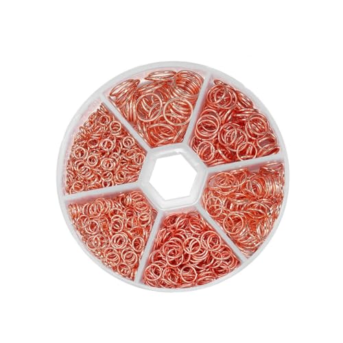 Wisafory 970 Stück Biegeringe Jump Ringe Offene Spaltringe Binderinge Sprungringe Set mit Aufbewahrungskiste Opener Werkzeug für DIY Schmuck Halskette Ohrringe Schlüsselanhänger Roségold Wisafory 970 Stück Biegeringe Jump Ringe Offene Spaltringe Binderinge Sprungringe Set mit Aufbewahrungskiste Opener Werkzeug für DIY Schmuck Halskette Ohrringe Schlüsselanhänger Roségold von Wisafory