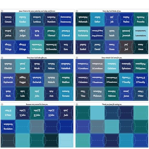 Wisafory Aufkleber Laminierte Bibel-Tabs Bibelregister Großdruck Aufkleber Leicht Lesbare Christliche Bibel Index Tabs Bibelbuchregisterkarten Journaling Etiketten 6 Blatt blau wasserfest/Set Wisafory Aufkleber Laminierte Bibel-Tabs Bibelregister Großdruck Aufkleber Leicht Lesbare Christliche Bibel Index Tabs Bibelbuchregisterkarten Journaling Etiketten 6 Blatt blau wasserfest/Set von Wisafory
