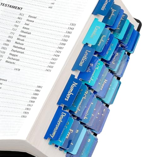 Wisafory Aufkleber Laminierte Bibel-Tabs Bibelregister Großdruck Aufkleber Leicht Lesbare Christliche Bibel Index Tabs Bibelbuchregisterkarten Journaling Etiketten 6 Blaue Heißprägung/Set Wisafory Aufkleber Laminierte Bibel-Tabs Bibelregister Großdruck Aufkleber Leicht Lesbare Christliche Bibel Index Tabs Bibelbuchregisterkarten Journaling Etiketten 6 Blaue Heißprägung/Set von Wisafory