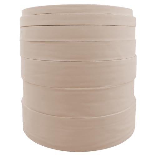 Wisafory Baumwollband 100M/Rollen Nahtband Baumwolle Glattes Gurtband Weich Nahtband Einfassband Natur Baumwollschrägband für DIY Basteln Nähen Stricken Geschenkverpackungen Beige 2cm Wisafory Baumwollband 100M/Rollen Nahtband Baumwolle Glattes Gurtband Weich Nahtband Einfassband Natur Baumwollschrägband für DIY Basteln Nähen Stricken Geschenkverpackungen Beige 2cm von Wisafory