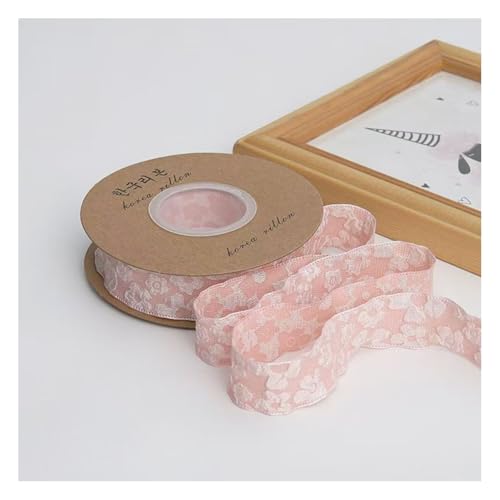 Wisafory Geschenkband mit Blumen Rüschenbänder Jacquard-Band Schleifenband Polyesterband Dekoband Stoffband für Geschenkverpackung, Bastelarbeiten, Hochzeitsdekoration 25mm x 10 Yards Rosa Wisafory Geschenkband mit Blumen Rüschenbänder Jacquard-Band Schleifenband Polyesterband Dekoband Stoffband für Geschenkverpackung, Bastelarbeiten, Hochzeitsdekoration 25mm x 10 Yards Rosa von Wisafory