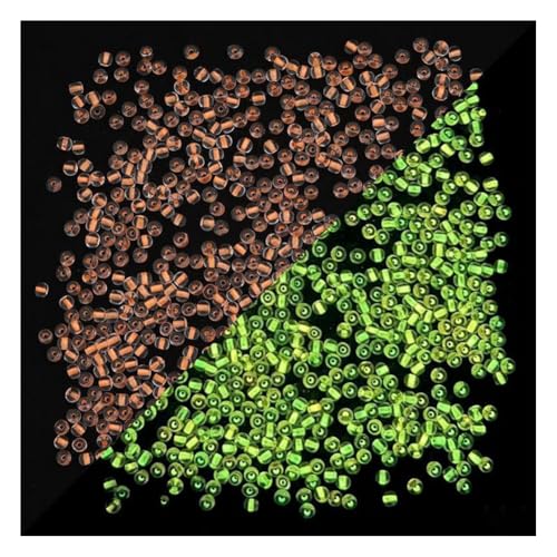 Wisafory Glasperlen, leuchten im Dunkeln Runde Glass Seed Beads leuchtende Spacer-Beads Rocailles kleine Bastelperlen für DIY-Armbänder Halsketten Schmuckherstellung Orange-Rot 4mm 750Pcs Wisafory Glasperlen, leuchten im Dunkeln Runde Glass Seed Beads leuchtende Spacer-Beads Rocailles kleine Bastelperlen für DIY-Armbänder Halsketten Schmuckherstellung Orange-Rot 4mm 750Pcs von Wisafory