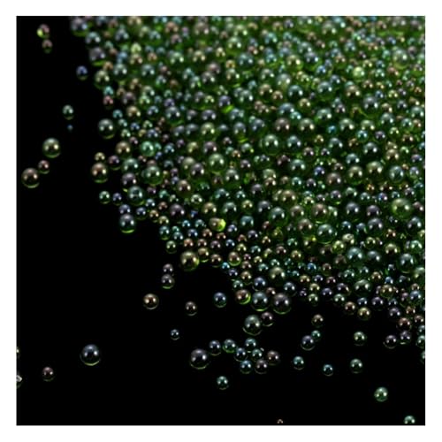 Wisafory Glasperlen 20g 0.4~3mm Harz Blasen Perlen Ohne Loch Wassertropfen-Perlen Harzfüllmaterial Micro Caviar Beads für Harzherstellung Nagel Kunst DIY Verschönerung Dekorationen Dunkelgrün Wisafory Glasperlen 20g 0.4~3mm Harz Blasen Perlen Ohne Loch Wassertropfen-Perlen Harzfüllmaterial Micro Caviar Beads für Harzherstellung Nagel Kunst DIY Verschönerung Dekorationen Dunkelgrün von Wisafory