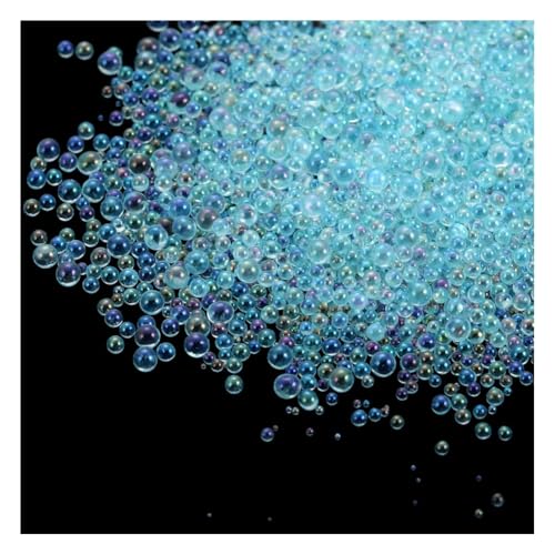 Wisafory Glasperlen 20g 0.4~3mm Harz Blasen Perlen Ohne Loch Wassertropfen-Perlen Harzfüllmaterial Micro Caviar Beads für Harzherstellung Nagel Kunst DIY Verschönerung Dekorationen Hellblau Wisafory Glasperlen 20g 0.4~3mm Harz Blasen Perlen Ohne Loch Wassertropfen-Perlen Harzfüllmaterial Micro Caviar Beads für Harzherstellung Nagel Kunst DIY Verschönerung Dekorationen Hellblau von Wisafory