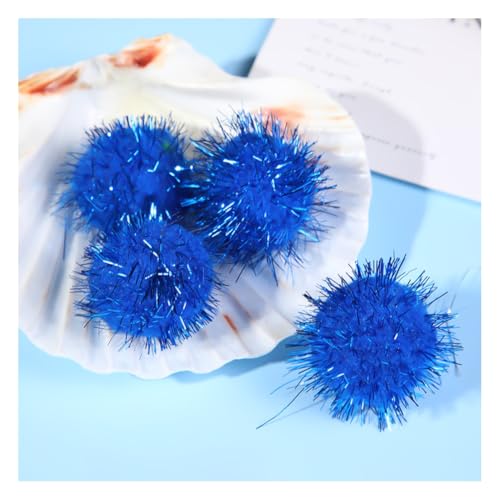 Wisafory Glitzer Pom Pom 4cm Plüsch Bälle Glitzernde Katzen Bälle DIY Pailletten Bälle Bommel Katzenspielzeug Lametta Bälle für Lustige DIY Basteln Kreative Handwerk Dekorationen Blau 100 Stück Wisafory Glitzer Pom Pom 4cm Plüsch Bälle Glitzernde Katzen Bälle DIY Pailletten Bälle Bommel Katzenspielzeug Lametta Bälle für Lustige DIY Basteln Kreative Handwerk Dekorationen Blau 100 Stück von Wisafory