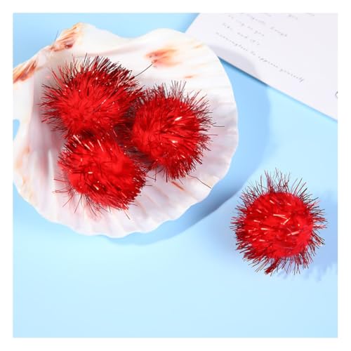 Wisafory Glitzer Pom Pom 4cm Plüsch Bälle Glitzernde Katzen Bälle DIY Pailletten Bälle Bommel Katzenspielzeug Lametta Bälle für Lustige DIY Basteln Kreative Handwerk Dekorationen Rot 100 Stück Wisafory Glitzer Pom Pom 4cm Plüsch Bälle Glitzernde Katzen Bälle DIY Pailletten Bälle Bommel Katzenspielzeug Lametta Bälle für Lustige DIY Basteln Kreative Handwerk Dekorationen Rot 100 Stück von Wisafory