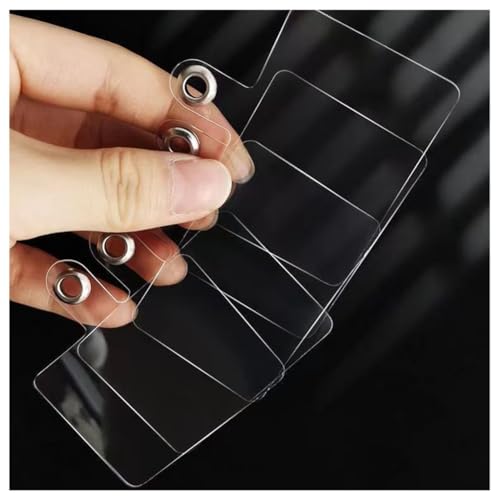 Wisafory Handy Lanyard Pads Universal Transparent Ersatz Handy Kette Zubehör Handy Anhänger Multifunktional Handyband Patch Universal Telefon Patch für die Meisten Smartphones 100 Stück von Wisafory