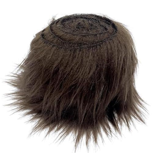 Wisafory Kunstfellstoff Stoff Plüschstoff Kunstpelz zotteligen Pelz Stoff Kunstfell Pelzstoff Stoffaufnäher Dekoband Plüsch Trim Stoffrolle für Basteln Weihnachts DIY Dekoration Braun Wisafory Kunstfellstoff Stoff Plüschstoff Kunstpelz zotteligen Pelz Stoff Kunstfell Pelzstoff Stoffaufnäher Dekoband Plüsch Trim Stoffrolle für Basteln Weihnachts DIY Dekoration Braun von Wisafory
