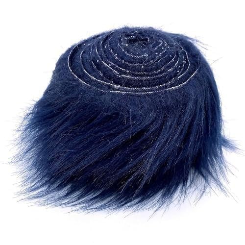 Wisafory Kunstfellstoff Stoff Plüschstoff Kunstpelz zotteligen Pelz Stoff Kunstfell Pelzstoff Stoffaufnäher Dekoband Plüsch Trim Stoffrolle für Basteln Weihnachts DIY Dekoration Dunkelblau Wisafory Kunstfellstoff Stoff Plüschstoff Kunstpelz zotteligen Pelz Stoff Kunstfell Pelzstoff Stoffaufnäher Dekoband Plüsch Trim Stoffrolle für Basteln Weihnachts DIY Dekoration Dunkelblau von Wisafory