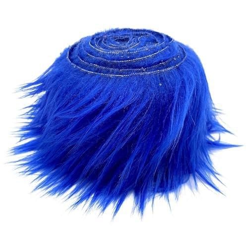 Wisafory Kunstfellstoff Stoff Plüschstoff Kunstpelz zotteligen Pelz Stoff Kunstfell Pelzstoff Stoffaufnäher Dekoband Plüsch Trim Stoffrolle für Basteln Weihnachts DIY Dekoration blau Wisafory Kunstfellstoff Stoff Plüschstoff Kunstpelz zotteligen Pelz Stoff Kunstfell Pelzstoff Stoffaufnäher Dekoband Plüsch Trim Stoffrolle für Basteln Weihnachts DIY Dekoration blau von Wisafory