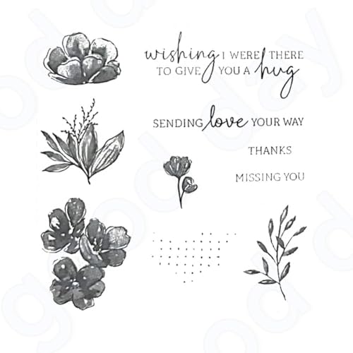 Wisafory Metall-Stanzformen Transparente Stempel Metall Schneiden Sterben Klare Stempel Silikonstempel Weihnachtsstempel für DIY Basteln Karte Scrapbooking Geschenk Tagebuch 14# Stempel von Wisafory