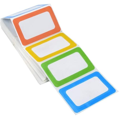 Wisafory Namensschild Aufkleber Selbstklebende Namen Etiketten Sticker Bunte Name Tag Stickers Personalisierte Namensetiketten für Küche, Kinderbekleidung, Schule Klassenzimmer und Büro 200 Stück Wisafory Namensschild Aufkleber Selbstklebende Namen Etiketten Sticker Bunte Name Tag Stickers Personalisierte Namensetiketten für Küche, Kinderbekleidung, Schule Klassenzimmer und Büro 200 Stück von Wisafory
