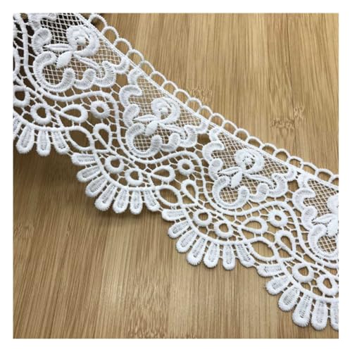 Wisafory Spitzenband Breite 10 cm Spitze mit Blumenmuster Häkelspitze Vintage-Stil Spitzenbesatz Dekoband Spitzenborte für Nähen Handwerk Hochzeit Deko Scrapbooking Geschenkbox Weiß 10 Yards Wisafory Spitzenband Breite 10 cm Spitze mit Blumenmuster Häkelspitze Vintage-Stil Spitzenbesatz Dekoband Spitzenborte für Nähen Handwerk Hochzeit Deko Scrapbooking Geschenkbox Weiß 10 Yards von Wisafory