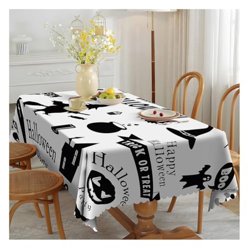 Wisafory Tischdecke Halloween rechteckige Tischtuch Abwaschbar Tischdecken Wasserdicht Tischdekoration Fleckschutz Tischwäsche für Party Feiertage Herbst Abendessen Dekor 7# 150 * 180cm Wisafory Tischdecke Halloween rechteckige Tischtuch Abwaschbar Tischdecken Wasserdicht Tischdekoration Fleckschutz Tischwäsche für Party Feiertage Herbst Abendessen Dekor 7# 150 * 180cm von Wisafory