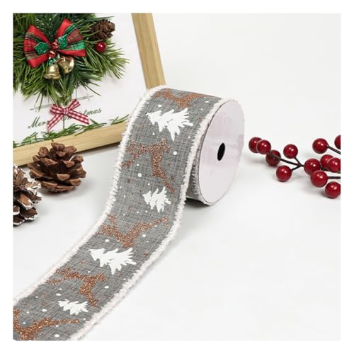 Wisafory Weihnachtsband Hirsch mit Draht Geschenkband Schleifenband Glitzer Band Stoffband für Geschenkverpackung Weihnachten Hochzeit Schleifenherstellung DIY Basteln 6.3cm x 5 Yards Dunkelgrau Wisafory Weihnachtsband Hirsch mit Draht Geschenkband Schleifenband Glitzer Band Stoffband für Geschenkverpackung Weihnachten Hochzeit Schleifenherstellung DIY Basteln 6.3cm x 5 Yards Dunkelgrau von Wisafory