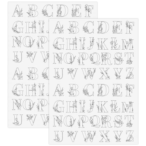 Wisebom 104 Stück Stickvorlagen, Wasserlösliche Stickvorlagen 26 Buchstaben Stabilisatoren Zum Handnähen für Anfänger Stickliebhaber, Abwaschbare Stabilisatoren Sticken für DIY Kleidung Rucksack Hüte Wisebom 104 Stück Stickvorlagen, Wasserlösliche Stickvorlagen 26 Buchstaben Stabilisatoren Zum Handnähen für Anfänger Stickliebhaber, Abwaschbare Stabilisatoren Sticken für DIY Kleidung Rucksack Hüte von Wisebom