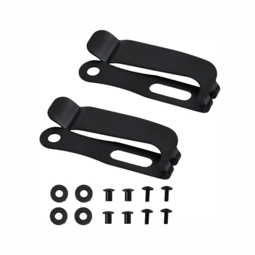 Wisebom 2 Pcs Kydex Holster Clip K Scheide Taille Clip Zugang Kydex Messer Scheide Taille Clip Teil Kydex Clip Zugang Scheide Zurück Clip Kydex Scheide Trage Clip K Scheide Clip für Kydex von Wisebom