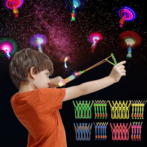 20 Stück LED Leuchtspielzeug Partyartikel, Leuchtspielzeug Schleuder, Fliegendes Spielzeug Party Set, Led licht nacht Hubschrauber, Led Springendes Spielzeug für Kinder, Mitgebsel Kindergeburtstag 20 Stück LED Leuchtspielzeug Partyartikel, Leuchtspielzeug Schleuder, Fliegendes Spielzeug Party Set, Led licht nacht Hubschrauber, Led Springendes Spielzeug für Kinder, Mitgebsel Kindergeburtstag von Wishstar