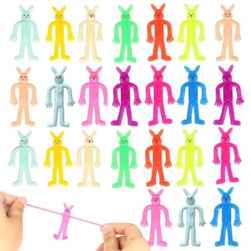Ostern Geschenke Lustig Kinder, Oster Mitgebsel Kinder, Dekompression Kaninchen Stressabbau Spielzeug, 24Stück Osterhase Stress Relief Spielzeug Squeeze, Stretchy Schleuder für Mädchen Jungen Ostern Geschenke Lustig Kinder, Oster Mitgebsel Kinder, Dekompression Kaninchen Stressabbau Spielzeug, 24Stück Osterhase Stress Relief Spielzeug Squeeze, Stretchy Schleuder für Mädchen Jungen von Wishstar