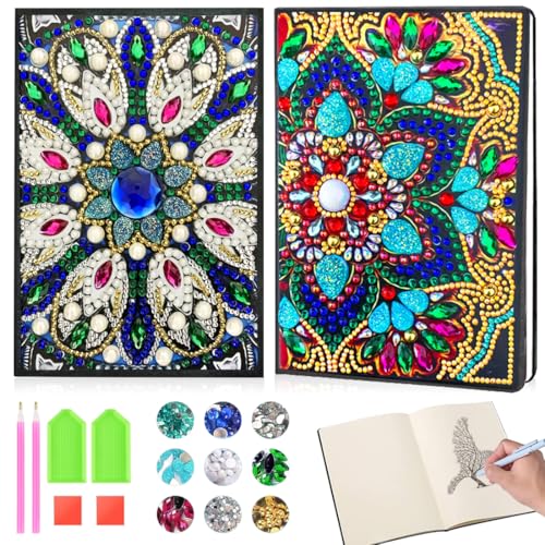 Wishstar Diamant Painting Notizbuch, Basteln Mädchen 7 8 9 10 Jahre, Geschenk Mädchen 6 Jahre, 5D DIY Diamond Painting Kits, Tagebuch Mandalas Geschenkideen Mädchen Wishstar Diamant Painting Notizbuch, Basteln Mädchen 7 8 9 10 Jahre, Geschenk Mädchen 6 Jahre, 5D DIY Diamond Painting Kits, Tagebuch Mandalas Geschenkideen Mädchen von Wishstar