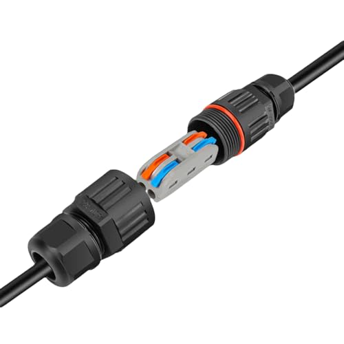 Junction Box Outdoor Cable - Outdoorr -Kabelanschluss | Wasserdichtes Junctiion für Elektrodraht | Regensicherer Klemme Block 2 in 2 Out 3 iin 3 Outt Cold Press Cablle Connectorr Junction Box Outdoor Cable - Outdoorr -Kabelanschluss | Wasserdichtes Junctiion für Elektrodraht | Regensicherer Klemme Block 2 in 2 Out 3 iin 3 Outt Cold Press Cablle Connectorr von Wisylizv