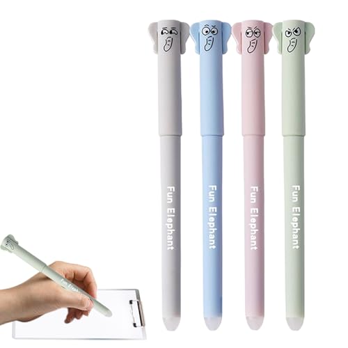 Löschbarer Stift - 0,5 Mm Gel Stifte Feiner Punkt | Einziehbarer Gel -Tintenstift | Schwarze Thermosensitive Tintenstifte Mit Integriertem Radiergummi | Schreibweise Schreibbüro Briefpapier Für Schüle Löschbarer Stift - 0,5 Mm Gel Stifte Feiner Punkt | Einziehbarer Gel -Tintenstift | Schwarze Thermosensitive Tintenstifte Mit Integriertem Radiergummi | Schreibweise Schreibbüro Briefpapier Für Schüle von Wisylizv